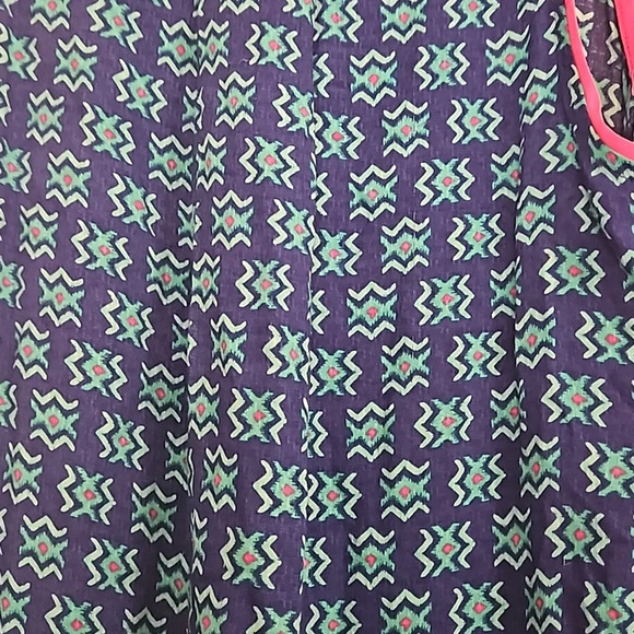 Anthropologie Maeve sleeveless Rayon print button up blouse. Size 2 - Picture 7 of 7